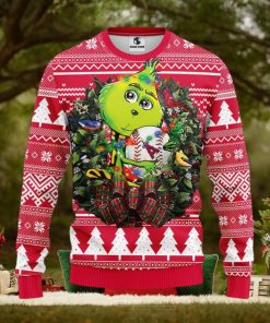 Los Angeles Angels Grinch Hug Christmas Ugly Sweater