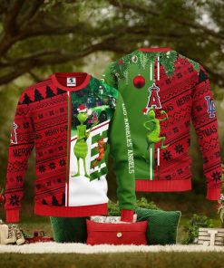 Los Angeles Angels Grinch & Scooby doo Christmas Ugly Sweater 1
