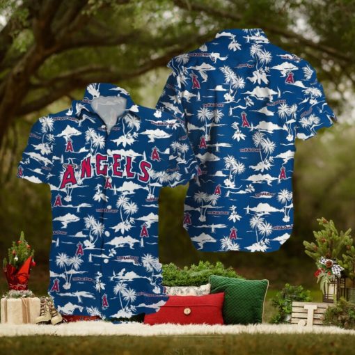 Los Angeles Angels MLB Hawaiian Shirt Beach Lover Coconut Pattern Hawaii Shirt