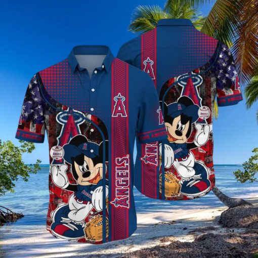 Los Angeles Angels MLB Print 3D Hawaiian Shirt For Men And Women