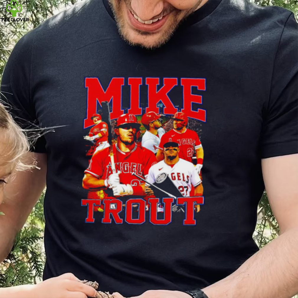 Los Angeles Angels Mike Trout number 27 professional football player honors shirt Los Angeles Angels Mike Trout number 27 professional football player honors shirt