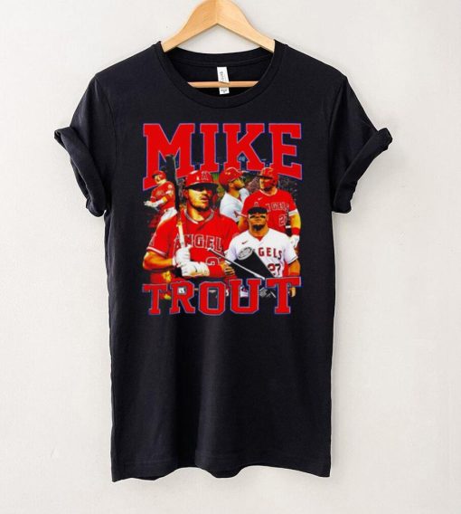 Los Angeles Angels Mike Trout number 27 professional football player honors shirt