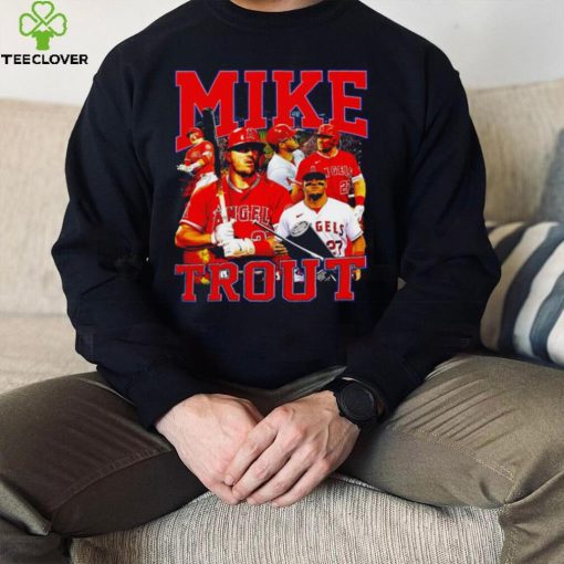 Los Angeles Angels Mike Trout number 27 professional football player honors shirt
