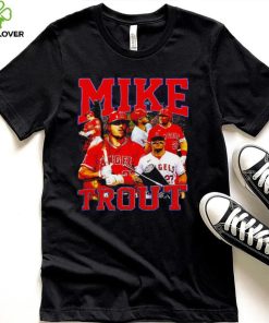 Los Angeles Angels Mike Trout number 27 professional football player honors shirt
