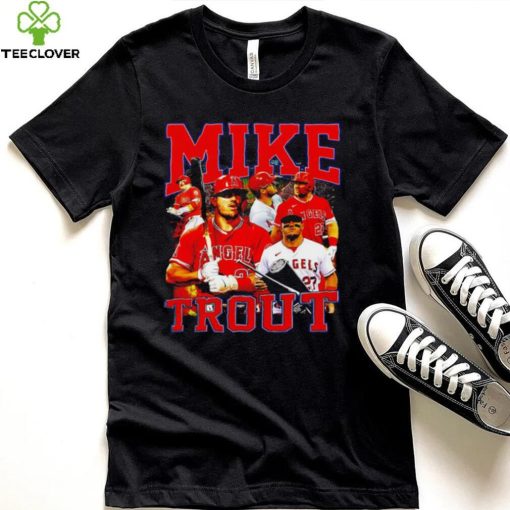 Los Angeles Angels Mike Trout number 27 professional football player honors shirt