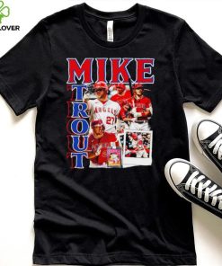 Los Angeles Angels Mike Trout professional football player honors shirt
