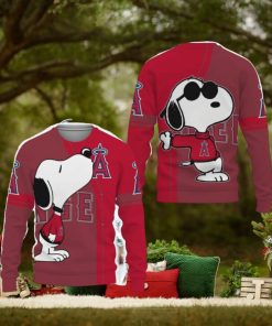 Los Angeles Angels Shop Champion Teamwear Ugly Xmas 3D Sweater