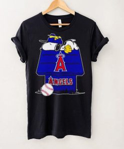 Los Angeles Angels Snoopy And Woodstock The Peanuts Baseball shirt