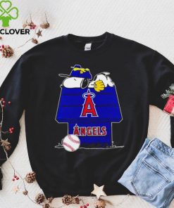 Los Angeles Angels Snoopy And Woodstock The Peanuts Baseball shirt 2 Los Angeles Angels Snoopy And Woodstock The Peanuts Baseball shirt