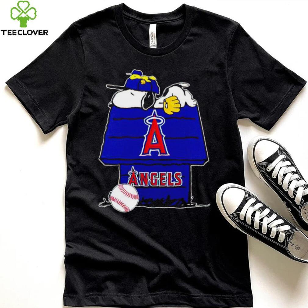 Los Angeles Angels Snoopy And Woodstock The Peanuts Baseball shirt Los Angeles Angels Snoopy And Woodstock The Peanuts Baseball shirt