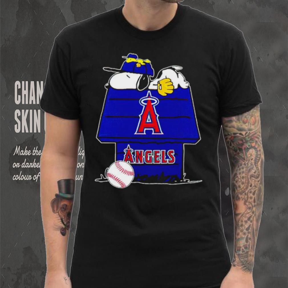 Los Angeles Angels Snoopy And Woodstock The Peanuts Baseball shirt Los Angeles Angels Snoopy And Woodstock The Peanuts Baseball shirt