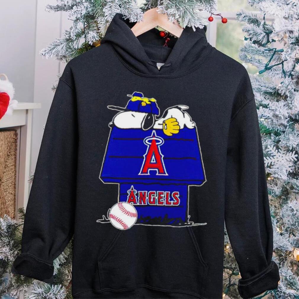 Los Angeles Angels Snoopy And Woodstock The Peanuts Baseball shirt Los Angeles Angels Snoopy And Woodstock The Peanuts Baseball shirt
