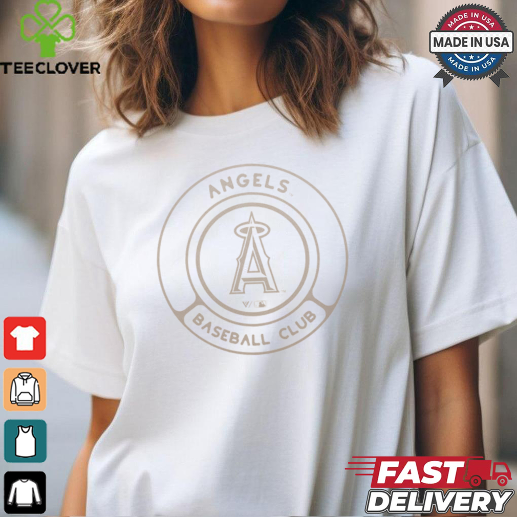 Los Angeles Angels Uphill Chenille T Shirt Los Angeles Angels Uphill Chenille T Shirt