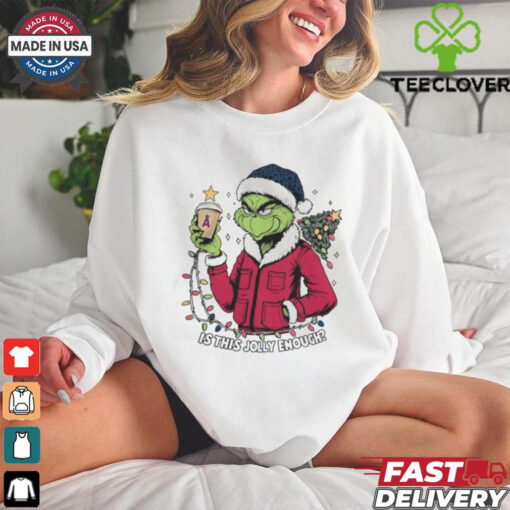 Los Angeles Angels x Santa Grinch Is This Jolly Enough Merry Christmas Shirt