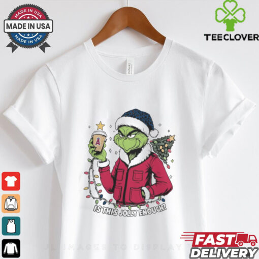 Los Angeles Angels x Santa Grinch Is This Jolly Enough Merry Christmas Shirt