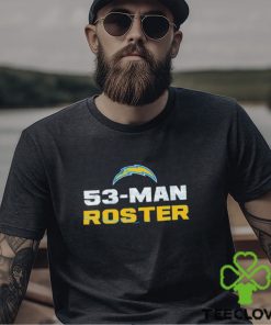 Los Angeles Chargers 53 Man Roster Shirt