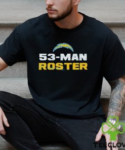 Los Angeles Chargers 53 Man Roster Shirt