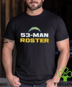 Los Angeles Chargers 53 Man Roster Shirt