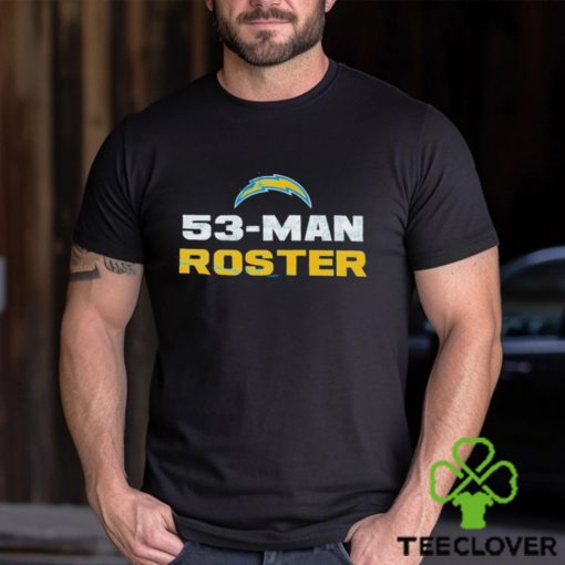 Los Angeles Chargers 53 Man Roster Shirt