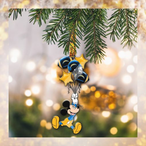 Los Angeles Chargers Balloons Mickey Flying Ornament