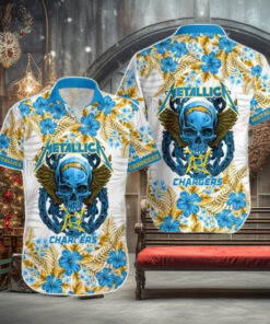 Los Angeles Chargers Custom Beach Outfit Hawaiian Shirt Funny Gift For Him