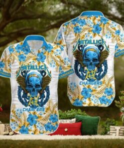 Los Angeles Chargers Custom Beach Outfit Hawaiian Shirt Funny Gift For Him