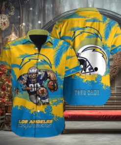 Los Angeles Chargers Custom Beach Outfit Hawaiian Shirt Funny NFL