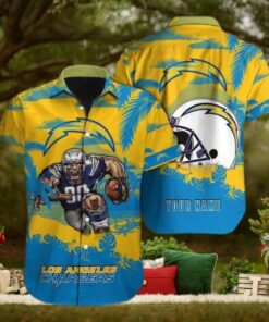 Los Angeles Chargers Custom Beach Outfit Hawaiian Shirt Funny NFL