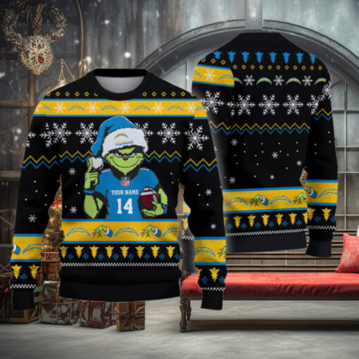 Los Angeles Chargers Custom Chrismas Ugly Sweater