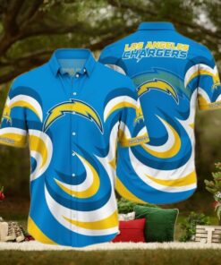 Los Angeles Chargers Custom Funny Hawaiian Shirt Beach Outfit Gift For Him