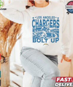 Los Angeles Chargers Gameday Bolt Up Vintage Stadium Shirt