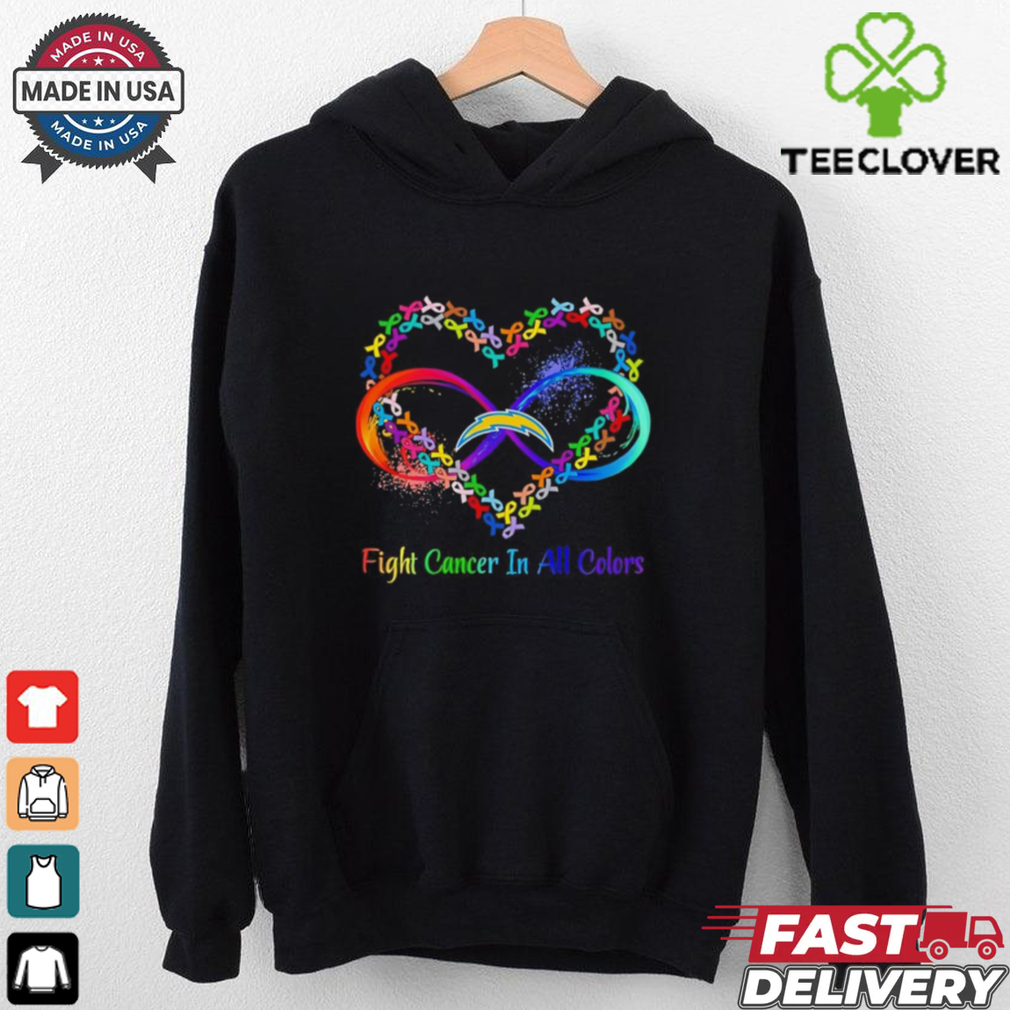 Los Angeles Chargers Heart Fight Cancer in All Colors shirt Los Angeles Chargers Heart Fight Cancer in All Colors shirt
