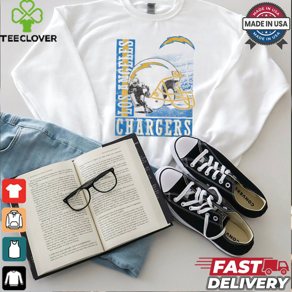 Los Angeles Chargers Helmet Dash T Shirt Los Angeles Chargers Helmet Dash T Shirt