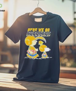 Los Angeles Chargers Here We Go Together Snoopy Shirt