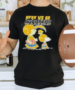 Los Angeles Chargers Here We Go Together Snoopy Shirt