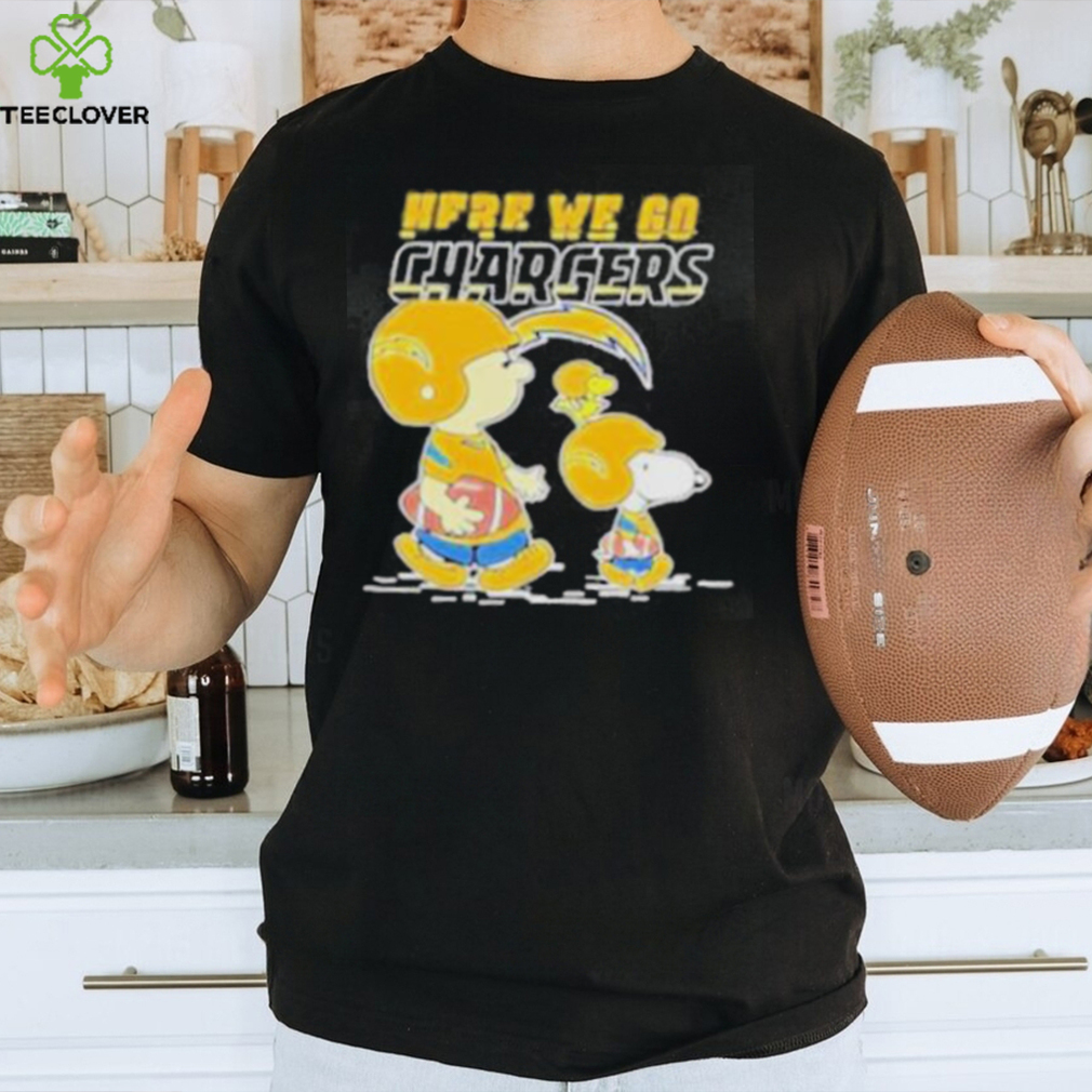 Los Angeles Chargers Here We Go Together Snoopy Shirt Los Angeles Chargers Here We Go Together Snoopy Shirt