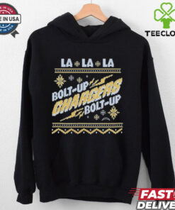 Los Angeles Chargers La La La Bolt Up Ugly Holiday Christmas T shirts
