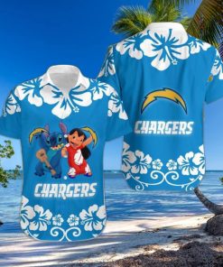 Los Angeles Rams Lilo And Stitch Hawaiian Shirt Holiday Gift For