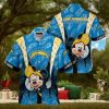 Los Angeles Chargers Mickey Mouse NFL Hawaiian Shirt