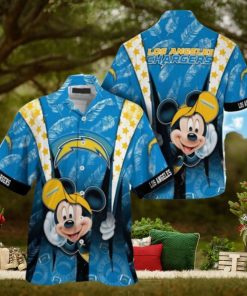 Los Angeles Chargers Mickey Mouse NFL Hawaiian Shirt