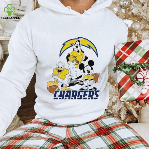 Los Angeles Chargers Mickey Pluto Donald Duck Disney hoodie, sweater, longsleeve, shirt v-neck, t-shirt