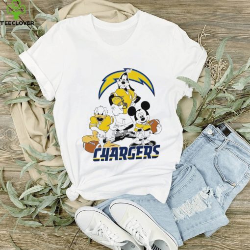 Los Angeles Chargers Mickey Pluto Donald Duck Disney hoodie, sweater, longsleeve, shirt v-neck, t-shirt