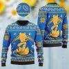 Chicago Bears NFL American Football Team Logo Cute Winnie The Pooh Bear 3D Ugly Christmas Sweater Shirt For Men And Women On Xmas Days