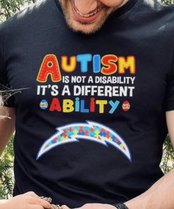 Los Angeles Chargers NFL Autism Is Not A Disability 2024 Shirt