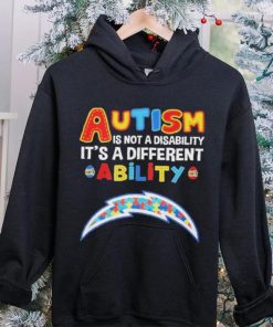 Los Angeles Chargers NFL Autism Is Not A Disability 2024 Shirt