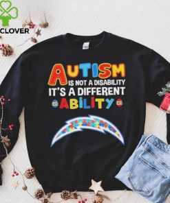 Los Angeles Chargers NFL Autism Is Not A Disability 2024 Shirt