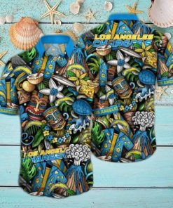 Los Angeles Chargers NFL Flower Hawaii Shirt And Tshirt For Fans