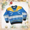 Los Angeles Chargers NFL Football Team Logo Symbol 3D Ugly Christmas Sweater Shirt Apparel For Men And Women On Xmas Days