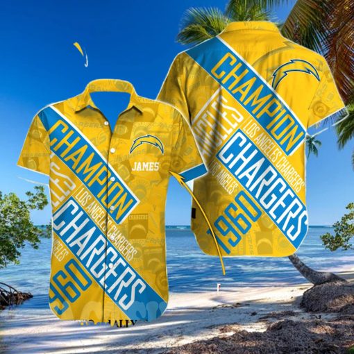 Los Angeles Chargers NFL For Fan 3D Hawaiian Shirt