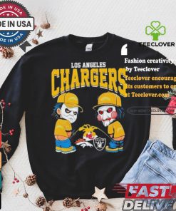 Los Angeles Chargers NFL Halloween Peeing Funny Shirt